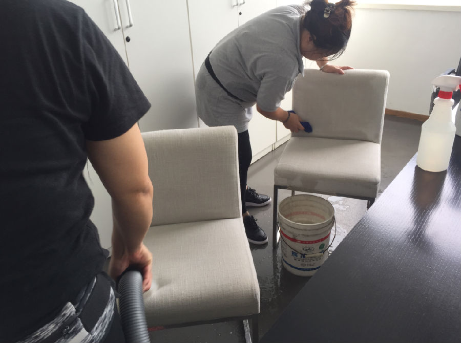 建邺区沙发清洗案例