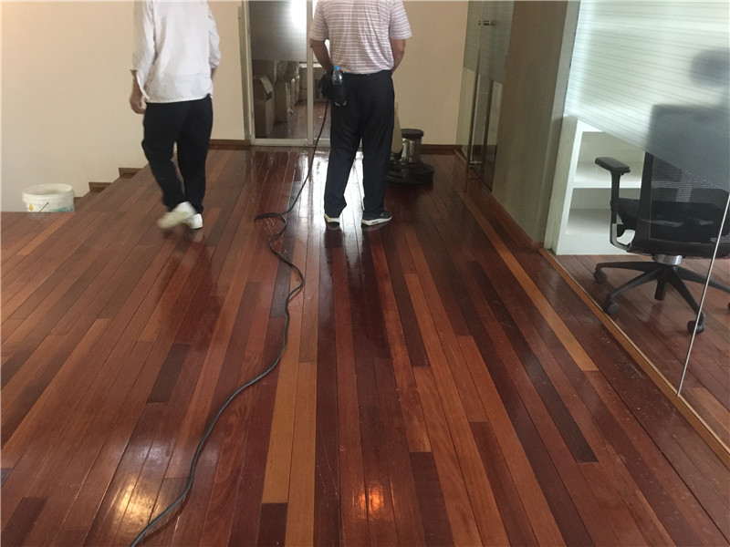 建邺区地面清洗案例